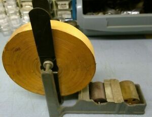 Vintage Adjustable Metal Gummed Paper Tape Dispenser - Up to 2.25&#034; Wide Rolls