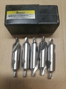 Lot of 5 Interstate 91048081 8mm - 19mm Cobalt Combination Drill &amp; Countersink