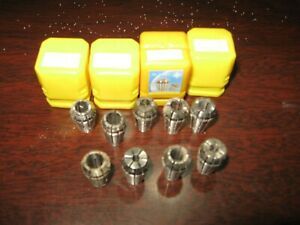 ER11 collets  lot of 13 asst sizes