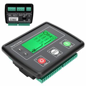 Generator Controller Auto Mains Failure Control Module Self Starting LCD