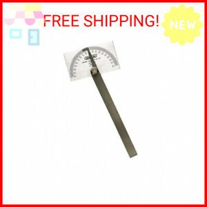 General Tools 17 Square Head Stainless Steel Angle Protractor, 0 to 180 Degr …