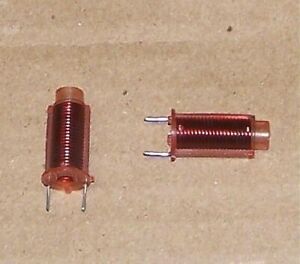 10 PCS LOT 0.95 - 1.3 variable RF coil inductor vintage PC mount Radio TV repair