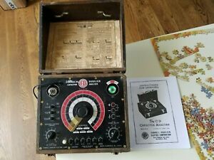 Vintage Cornell Dubilie BF-50 Capacitor Analyzer. Leakage Tester. For Repair.