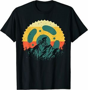 NEW LIMITED Funny Mountain Bike Vintage Cycling Gear Gift T-Shirt S-3XL
