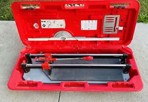 Rubi TX-700-N Inch Manual Tile Cutter 17975 With Hard Case Pre-Owned Excellent