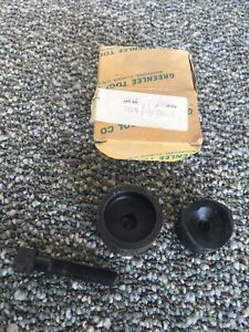 Greenlee No. 3814 - 1 1/4&#034; diameter punch and die set - radio chassis punch