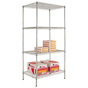 Alera 4-Tier 36&#034; x 24&#034; x 72&#034; NSF Wire Rack