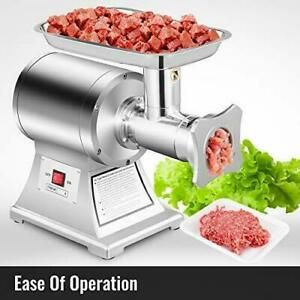 VEVOR Commercial 1.5HP Electric Meat Grinder 1100W Stainless Steel Meat Mincer