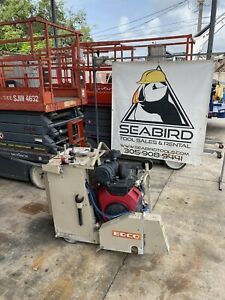 Edco Ss20-20h Gas Honda Walk Behind Concrete Saw