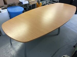Large Oval Office Conference Table / Desk 12 Seater