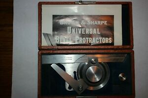 Brown &amp; Sharpe Universal Bevel Protractor #496