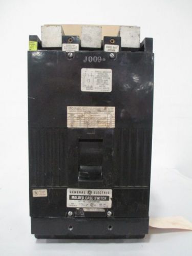 GE TKMA836Y800 MOLDED CASE SWITCH 3P 800A 600V-AC CIRCUIT BREAKER D239422
