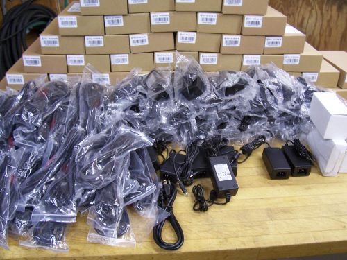 One lot of 140 DVE Switching Power Supply DSA-20D-05 with power cord