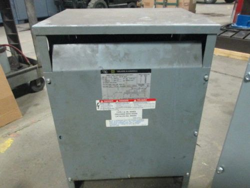 DRY TYPE, TRANSFORMER, SQUARE-D, 480 VOLT to 208Y/120, 3 PHASE, GOOD