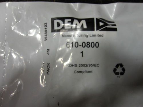 Brand new no. 69k6083 deltron emcon 610 - 0800 connector din plug 8pos for sale