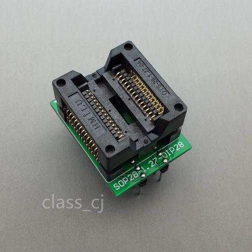 Sop28/16 to dip28/16 300mil single pcb board chips socket programmer adapter for sale
