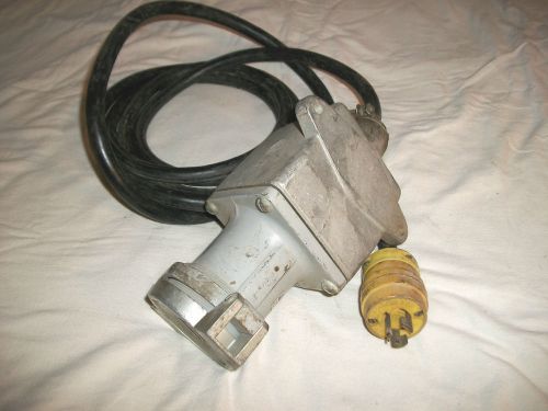 CROUSE HINDS AR642 ARKTITE 3W 4P 600V 60A RECEPTACLE ARE36 BOX TURNEX 20A PLUG