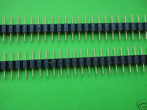 10,Gold-Plated 1X40 Round TIN Pin Header Breakable,40E