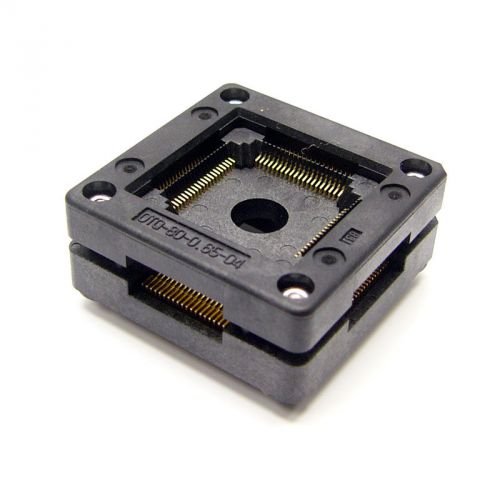 New enplas otq-80-0.65-04 qfp open-top ic test socket for sale
