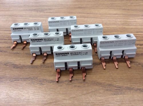 Siemens 3rv1915-5a terminals (qty. 6) new for sale