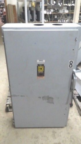 600 amp square d non-fusible safety switch disconnect 600/480/240 vac  hu366 for sale
