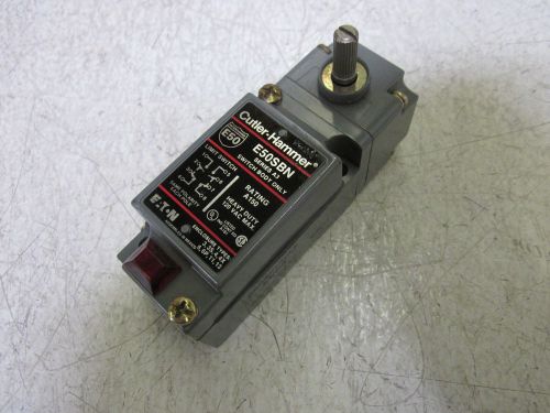 CUTLER HAMMER E50SBN SER. A3LIMIT SWITCH  W/ E50DR SER.A1 OPERATOR HEAD *USED*