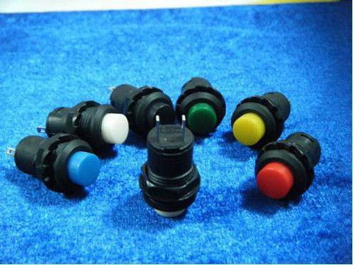 12pcs,new momentary door bell horn off-(on) push botton switch 12v, for sale