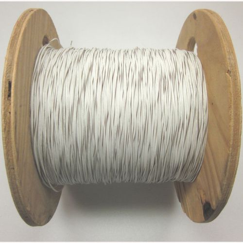 1650 Ft. RC1C18AWGWT/BR 18AWG Hook Up Wire White w/ Brown Stripes Electrical