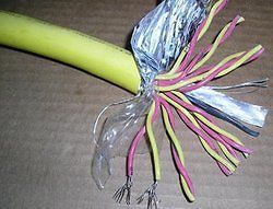 25&#039; 18 awg 18 c 9pair twisted tinned stranded shield for sale