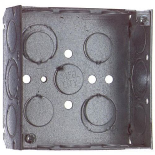 Square box 4&#034; 52151 1/2 3/4 ew thomas and betts outlet boxes 52151 1/2 3/4 ew for sale
