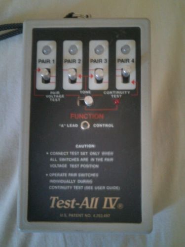 Cable electrician tools test-all IV