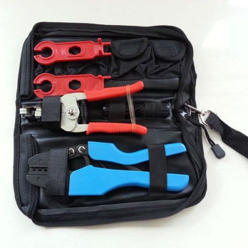 Solar crimping tools / solar pv tool kits for crimping/cutting/stripping for sale