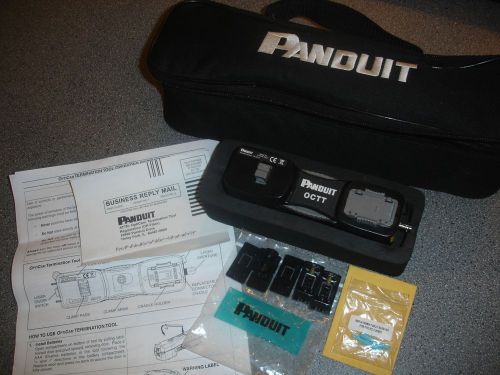 ?  panduit octt termination tool for opticam connectors + durable carrying case for sale