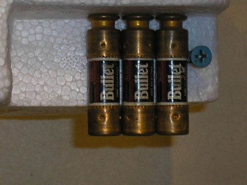 Edison Bullet Fuses (Lot Of 3) ECNR20 20 AMP
