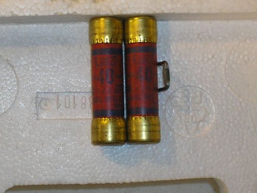 (LOT OF 2)Eagle 40A 250v one time fuse