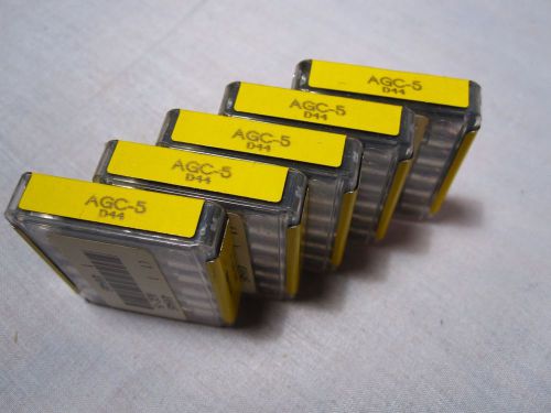 LOT (25) AGC-5 Glass Body Fuse 1/4&#034; x 1-1/4&#034; 5A 250V - 5 pks of 5