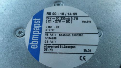 Ebmpapst RG 90-18/14 NV cooling fan