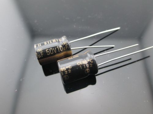 Japan 2pcs elna rfs silmic ii 10uf 50v silk  audio capacitor new diy hifi for sale