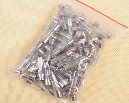 total 100 Quick Blow Glass Fuses Fuse Bag 5X20mm 10 Kinds Each 10