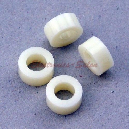 50x 5mm/0.20&#034; Round Plastic Spacer, OD 11mm, ID 6.2mm, for M6 Bolt/Screw