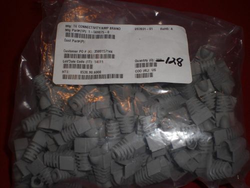 1-569875-0 (128 piece lot) rf 45 boot, gray, waldom electronics for sale