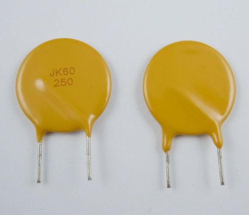 100 pcs new jinke polymer pptc ptc dip resettable fuse 60v 2.5a jk60-250 for sale