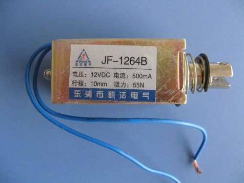 Jf-1264b dc 24v 2.5a push pull type open frame solenoid electromagnet for sale