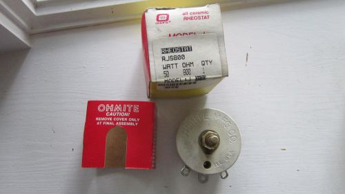 OHMITE RHEOSTAT RJS800 MODEL J