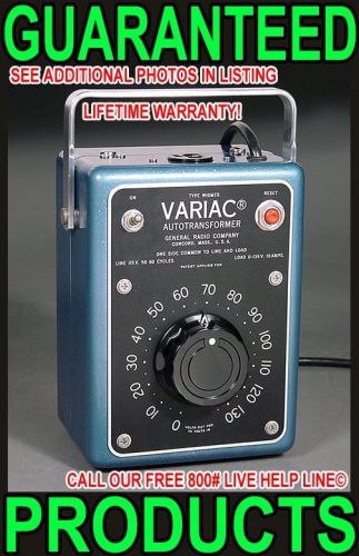 General radio genrad technipower w10mt3 0-10 amp variac lifetime warranty &gt; new for sale