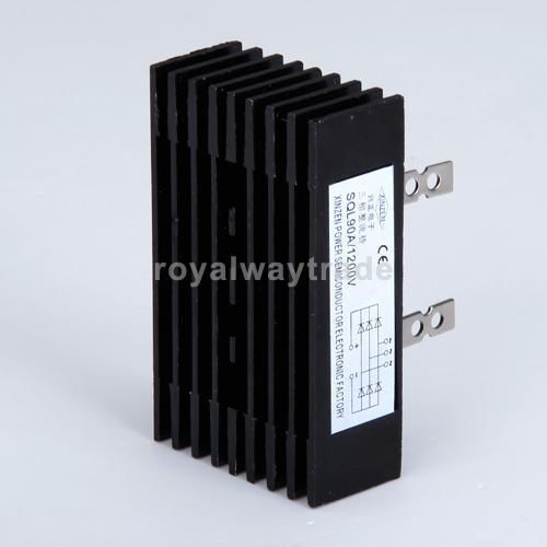3 phase diode bridge rectifier 90a 1200v sql90a - black - 98 x 59 x 28mm for sale