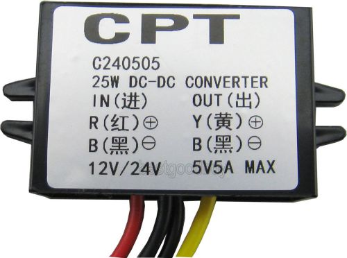 8-35v to 5v/5a  led car power supply dc to dc buck converter voltage regulator for sale