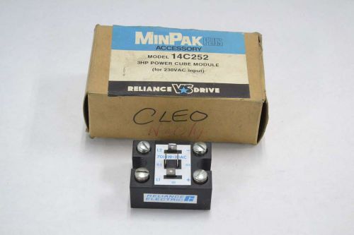 Reliance 701819-10ac 14c252 minpak plus power cube 230v-ac motor drive b354873 for sale