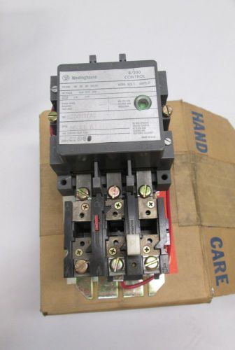 New westinghouse b200m1ca-c 120v-ac 10kw 27a amp size 1 motor starter d395218 for sale