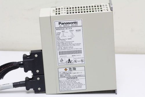 Panasonic msd5a1axx ac servo driver 50w /42v output sr:00062018 (49at) for sale